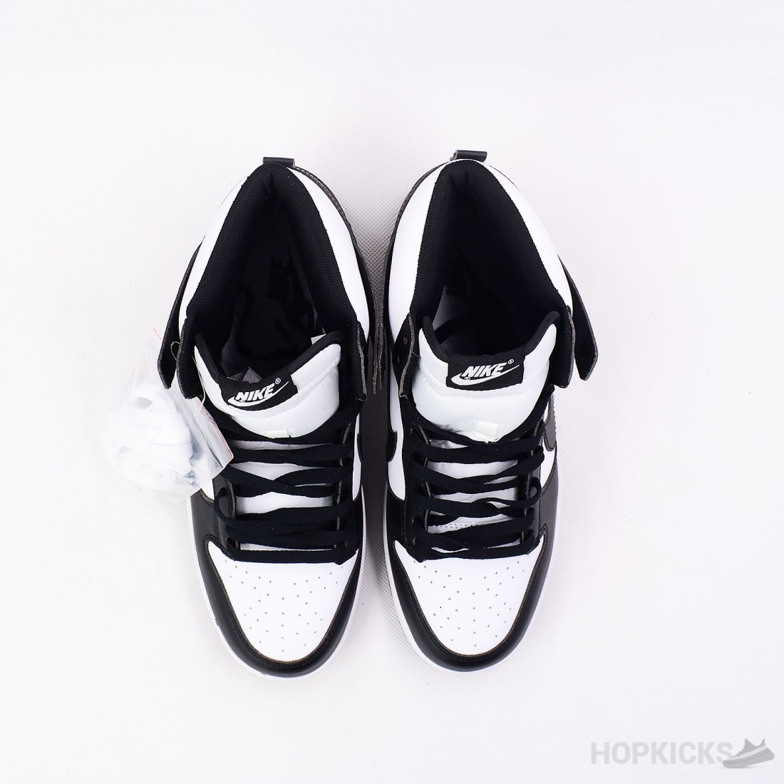sb dunk high black white